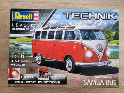 Revell 00455 Volkswagen T1 Samba Bus TECHNIK 1:16, Hobby en Vrije tijd, Modelbouw | Auto's en Voertuigen, Revell, Verzenden