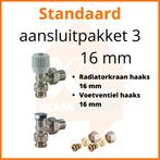 Eco 4 Standaard aansluitpakket 3 t.b.v. 16 mm buis, Ophalen of Verzenden, Nieuw, Radiator, Hoog rendement (Hr)