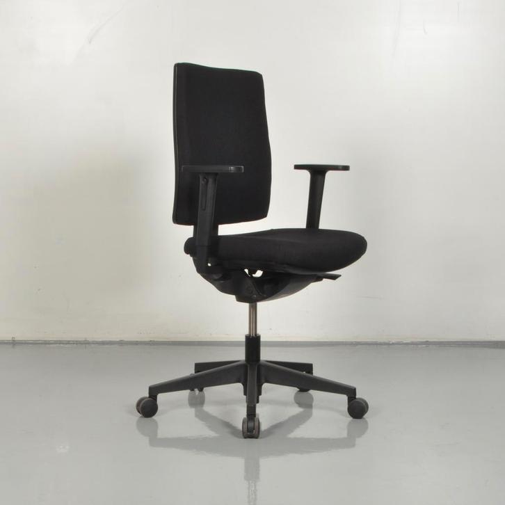 Bureaustoel Viasit Linea - Zwart - Opnieuw gestoffeerd, Zakelijke goederen, Kantoor en Winkelinrichting | Kantoormeubilair en Inrichting