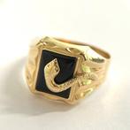Handmade - Ring - Snake Ring - 7.3 g - 18 karaat Geel goud, Sieraden, Tassen en Uiterlijk, Ringen, Nieuw