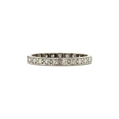 Platina alliance ring met diamant 950, Sieraden, Tassen en Uiterlijk, Ringen, Nieuw, Ophalen of Verzenden