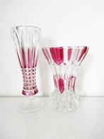 Vaas (2) - Kristal - en een schaaltje, Antiek en Kunst, Antiek | Glas en Kristal