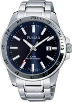 Pulsar PS9331X1 - Horloge - Zilverkleurig - Ø 41 mm, Nieuw, Verzenden