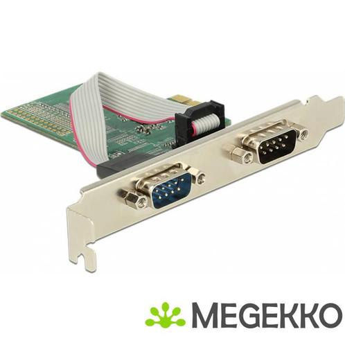 Delock 89555 PCI Express x1-kaart naar 2 x serile RS-232, Computers en Software, Netwerkkaarten, Nieuw, Verzenden