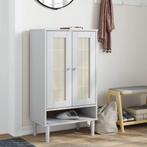 vidaXL Schoenenkast SENJA 59,5x35x107 cm rattan look, Huis en Inrichting, Verzenden, Nieuw