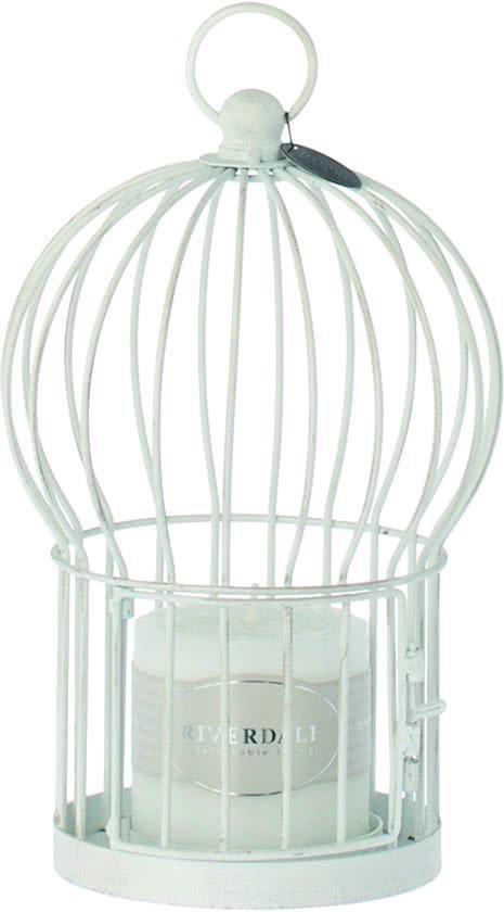 Riverdale Birdcage - Sfeerlicht - 28cm - Wit, Huis en Inrichting, Woonaccessoires | Overige, Verzenden