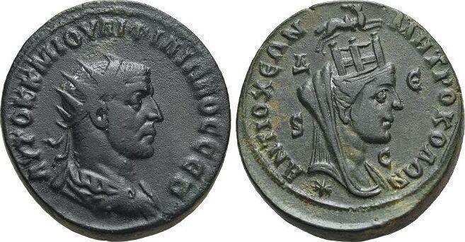 Bronze 244-249 n Chr Rom Philippus I Arabs 244-249 n Chr, Postzegels en Munten, Munten | Europa | Niet-Euromunten, Verzenden