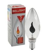 Bellight gloeilamp Kaarslamp E14 5W flickervlam, Ophalen of Verzenden, Nieuw