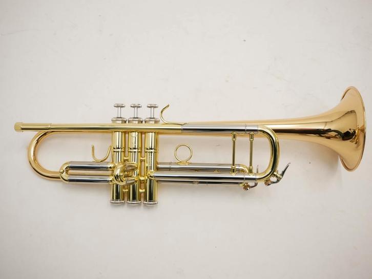 Trompet Manchester Brass Model TP-420GB-L Nieuwstaat, Muziek en Instrumenten, Blaasinstrumenten | Trompetten, Bes-trompet, Zo goed als nieuw