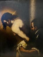 Italiaanse school (XVII) - Scuola Caravaggesca Cristo alla