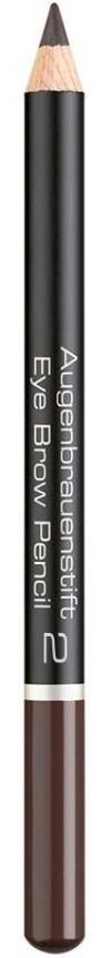 ARTDECO EYE BROW PENCIL 02 INTENSIVE BROWN WENKBRAUWPOTLOO.., Verzenden, Nieuw
