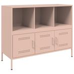Industrieel Dressoir Roze|Retourdeal |Staal, Huis en Inrichting, Minder dan 50 cm, 75 cm of meer, Nieuw, Ophalen of Verzenden