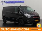 Ford Transit Custom 2.0TDCI Dubbele-cabine 2021   Diesel, Auto's, Automaat, Euro 6, Zwart, Diesel