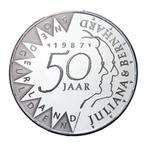 50 Gulden 1987 Huwelijk Juliana-Bernhard Proof, Postzegels en Munten, Munten | Nederland, Verzenden