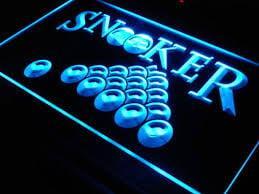 Snooker pool biljart neon bord lamp LED verlichting reclame, Verzamelen, Merken en Reclamevoorwerpen, Nieuw, Verzenden