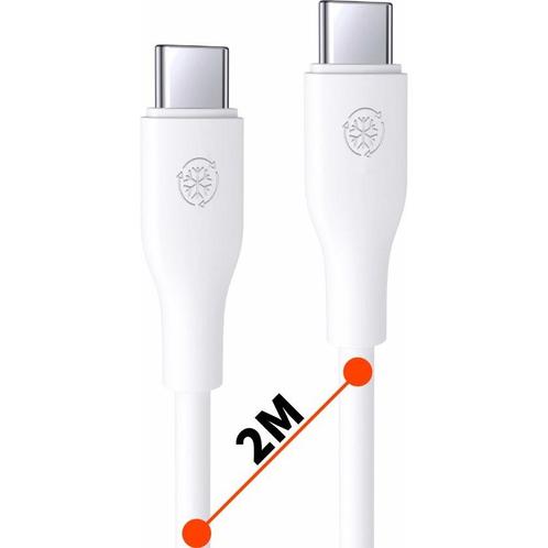 USB C Kabels - Sterk TPE Rubber - 2 Meter - USB-C naar USB-C, Hobby en Vrije tijd, Overige Hobby en Vrije tijd, Zo goed als nieuw