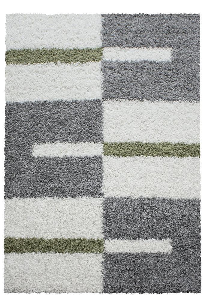 Shaggy Vloerkleed | Gala | Groen | 240x340 cm, Huis en Inrichting, Stoffering | Tapijten en Kleden, Verzenden