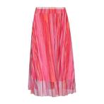 Frogbox • gestreepte midi rok roze • 36, Verzenden, Nieuw, Roze, Maat 36 (S)