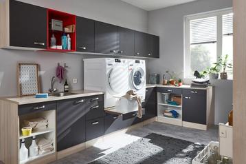 Voorraad: Wasmachine onderkast | wasruimte kast | Verhoger beschikbaar voor biedingen