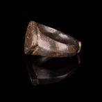Viking Bronzen ring met draakenoog (Zonder Minimumprijs)