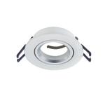 GU10 Armatuur wit Eos - Luxe Design - Zilveren Ring -, Verzenden, Nieuw