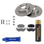 Voordeelset Remschijven + Remblokken TOYOTA STARLET 1.0 voor, Verzenden, Nieuw