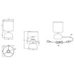 LED Tafellamp - Tafelverlichting - Trion Lucifer - E14, Ophalen of Verzenden, Nieuw