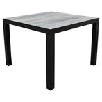 Fresno dining tuintafel 100x100xH74cm antraciet, Tuin en Terras, Tuintafels, Ophalen of Verzenden, Nieuw