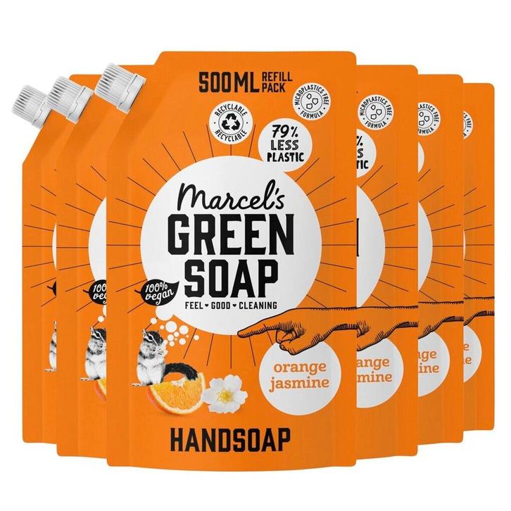 Marcels Green Soap Sinaasappel & Jasmijn Handzeep Navulling, Sieraden, Tassen en Uiterlijk, Uiterlijk | Lichaamsverzorging, Nieuw