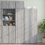 vidaXL Opbergkast smal 45x42,5x225 cm bewerkt hout grijs, Minder dan 50 cm, Nieuw, 25 tot 50 cm, Overige houtsoorten