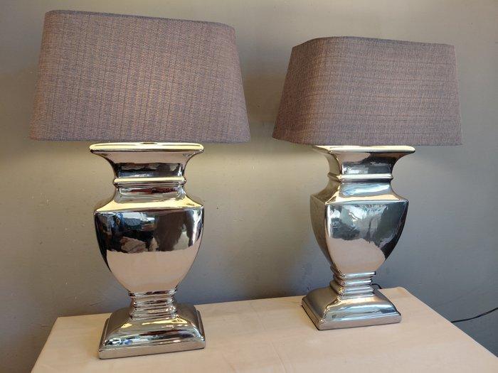 Tafellamp (2) - Schemerlampen - Keramiek - XL Formaat, Antiek en Kunst, Curiosa en Brocante