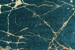 Design Tapijt MARBLE 240x160cm groen goud marmerlook plat, Ophalen of Verzenden, Nieuw