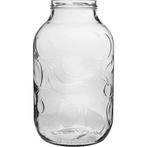 Glazen pot 5 liter met deksel en waterslot, Huis en Inrichting, Verzenden, Nieuw