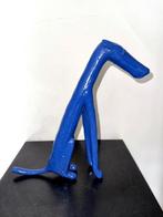 Ousmane Sankara - sculptuur, Chien Fox de couleur bleu, Antiek en Kunst