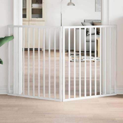vidaXL Hondenhek inklapbaar 2 panelen 160 cm populierenhout, Dieren en Toebehoren, Honden-accessoires, Nieuw, Verzenden