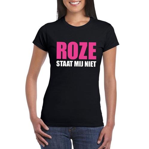 Roze staat mij niet t-shirt zwart dames - Teksten shirts, Kleding | Dames, Carnavalskleding en Feestkleding, Ophalen of Verzenden