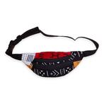 Afrikaanse print heuptasje / Fanny pack - Rode Bogolan Symbo, Ophalen of Verzenden, Nieuw
