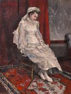 Nicolás Megia Marques (1845-1917) - La jeune mariée, Antiek en Kunst, Kunst | Schilderijen | Klassiek