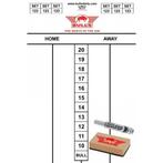Bulls Scorebord Set Flex 45x30 CM, Verzenden, Nieuw