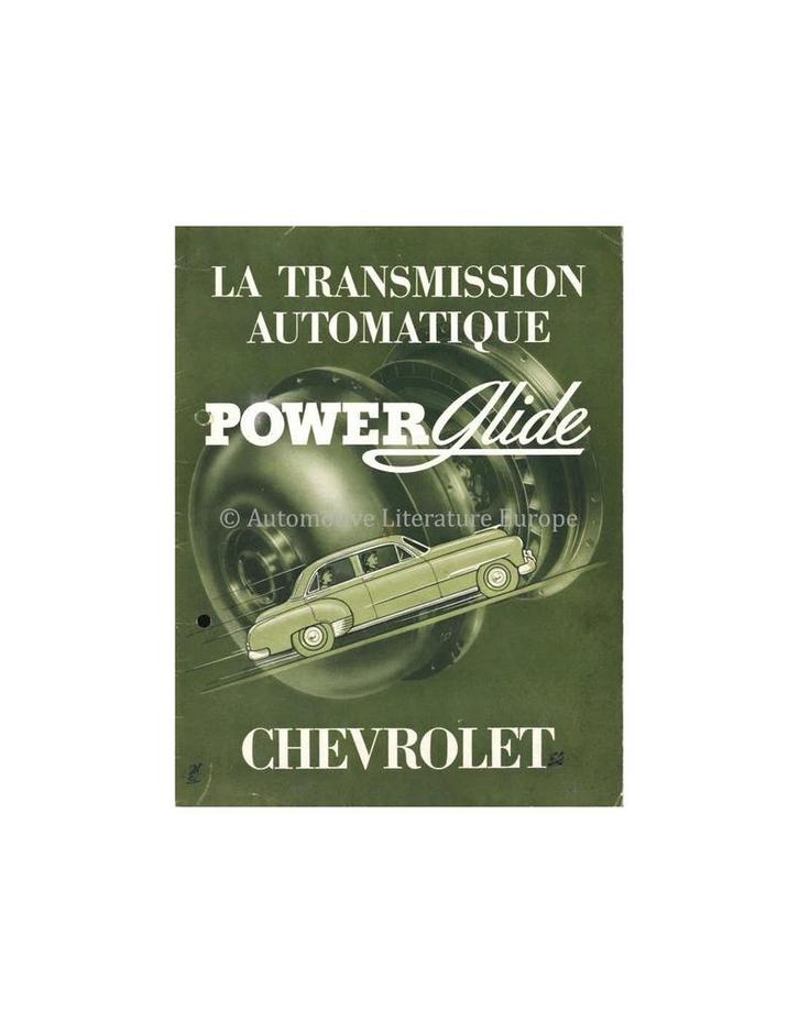 1952 CHEVROLET POWERGLIDE TRANSMISSION BROCHURE FRANS, Boeken, Auto's | Folders en Tijdschriften, Chevrolet