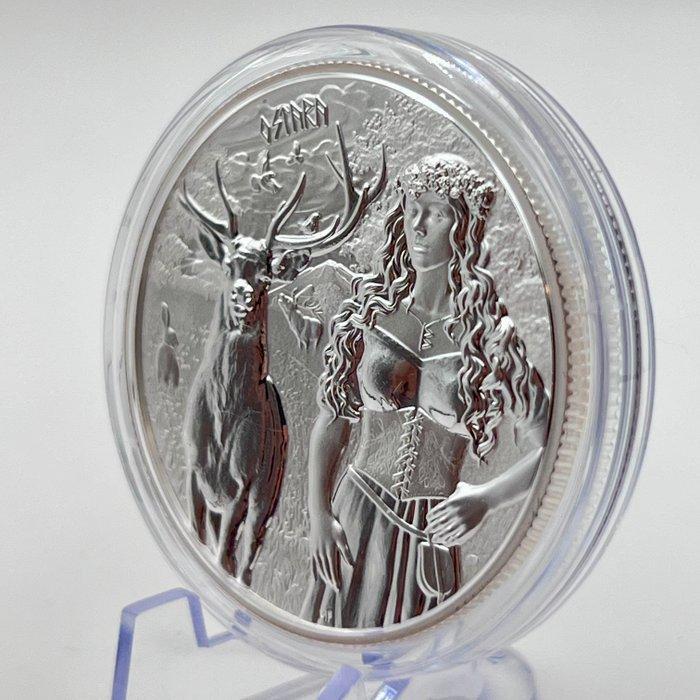Duitsland. 5 Mark 2023 Valkyries: Ostara Silver Coin 1 oz, Postzegels en Munten, Munten | Europa | Niet-Euromunten