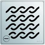 ACO Showerdrain Easyflow designrooster vierkant Hawaii vergr, Ophalen of Verzenden, Nieuw