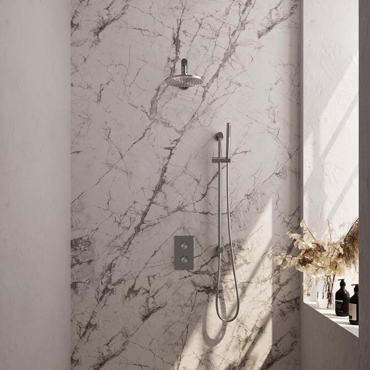 Brauer Brushed Carving Thermostatische Regendoucheset Inbouw, Doe-het-zelf en Verbouw, Sanitair, Ophalen of Verzenden