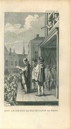 Historische prent van Ghent, Antiek en Kunst, Kunst | Etsen en Gravures