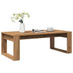 vidaXL Salontafel 102x50x35 cm bewerkt hout artisanaal, Huis en Inrichting, Tafels | Salontafels, 100 tot 150 cm, Verzenden, Nieuw