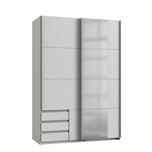 SALE: -17% Woonexpress Kledingkast Elsen - Hout - Wit -, Huis en Inrichting, Kasten | Kledingkasten, 50 tot 75 cm, Met deur(en)