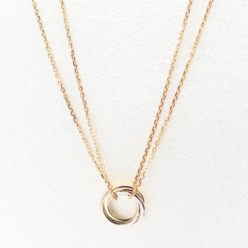 Cartier - Ketting met hanger - Trinity - 18 karaat Geel, Sieraden, Tassen en Uiterlijk, Antieke sieraden