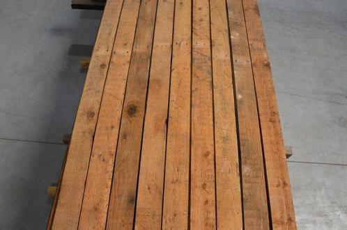 Oude grenen en vuren vloerdelen en dakbeschot, Doe-het-zelf en Verbouw, Hout en Planken, Plank, Gebruikt, Minder dan 25 mm, Grenen