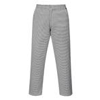 GGM Gastro | Unisex koksbroek - Zwart / Wit - Maat: XS |, Verzenden, Wit, Nieuw, GGM Gastro