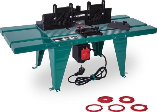 2dekans | VONROC Freestafel – Universeel – Voor bovenfrezen, Doe-het-zelf en Verbouw, Gereedschap | Overige machines, Zo goed als nieuw